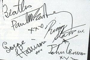 La cote des autographes des Beatles