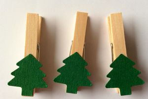 Pinces à linge de Noël