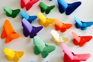 TUTO papillons en papier