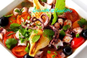 Salade de Poulpe au Chardonnay