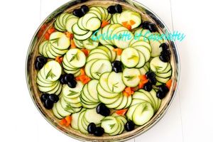 Tarte Fine aux Courgettes et aux Olives