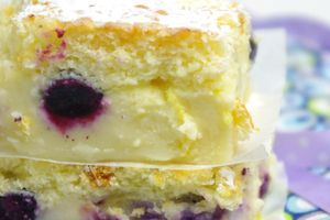 | Le Gateau Magique | Citron et Myrtilles