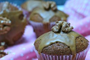 | Cupcakes aux noix et café |