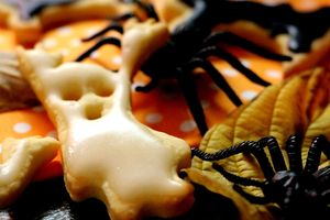 | Les biscuits Booh d'Halloween |
