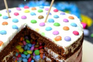 | Layer Piñata Cake | Chocolat et Noix de Coco