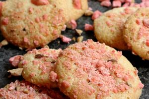 | Amaretti aux pralines roses |