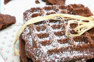 | Gaufres brownies | Un Mardi Gras chocolaté