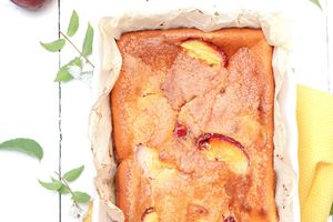 Clafoutis aux nectarines et vanille