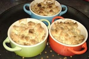 Crumble à l'ananas vanillé