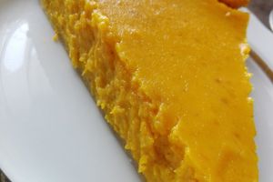 Tarte sucrée au potimarron