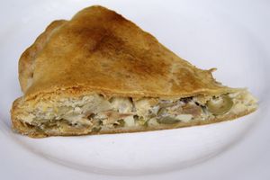 Tourte au poulet et champignons