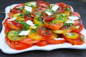Salade de tomates anciennes