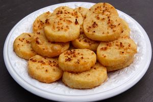 Sablés apéritif au parmesan et piment d’Espelette