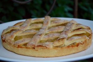 Tarte pommes - poires
