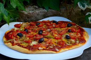Pizza aux légumes
