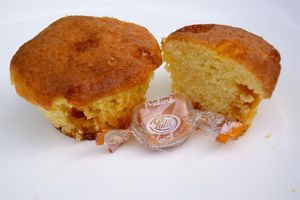 Muffins aux bonbons caramels