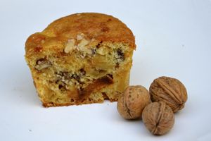 Petits moelleux aux pommes et aux noix