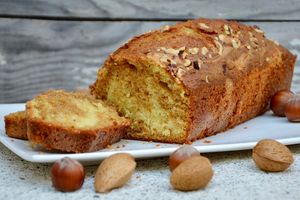 Cake marbré praliné