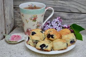 Scones aux myrtilles