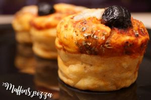 Les muffins pizza