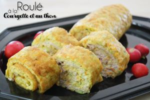 Le roulé à la courgette et au thon
