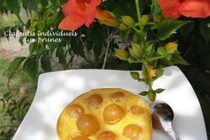 Clafoutis individuels aux prunes