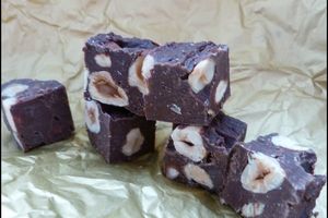 Fudges amandes, noisettes & orange