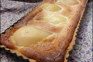 Tarte aux poires amandine