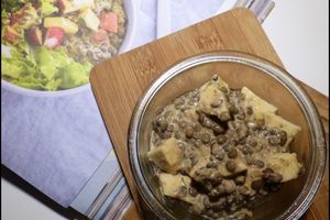 Salade de lentilles crémeuses