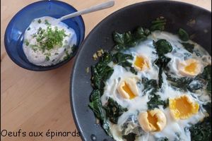Œufs aux épinards à l'irakienne - Makhlama bil sbenagh