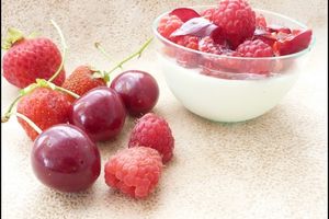 Panna Cotta aux fruits rouges