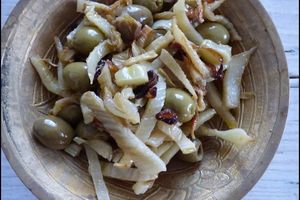 Confit de fenouils aux olives