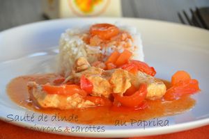 Sauté de dinde au paprika...cuisson à l'omnicuiseur