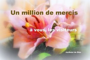 Un million de mercis à vous tous… Belle fête "Ascension du Seigneur" !
