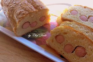 Dominique a testé : le cake salé façon saucisson brioché