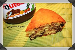 Gateau au yaourt au nutella
