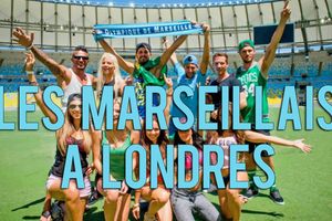 LES MARSEILLAIS DEBARQUENT A LONDRES