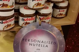 Noël Retail à Londres : Selfridges joue à fond la perso. # 1 l'atelier Nutella.