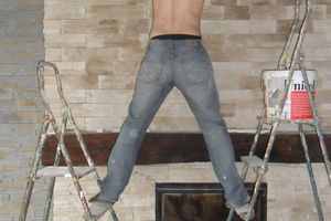 Les travaux de la pièce d'entrée