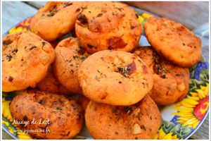 Cookies Parmesan, Tomates séchées & Pignons de Pin pour un apéro aux parfums d'Italie
