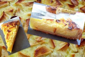 Tarte aux Pommes et Lait Concentré