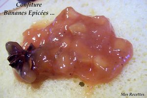 Confiture de Bananes Epicées