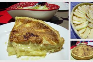 Tarte Sucrée/Salée Pommes, Époisses, Sainte Maure de Touraine