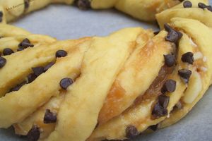 Kringle Estonien à la Pâte à Tartiner Coco et Chocolat