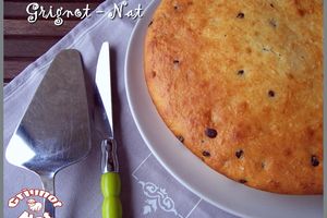 Gâteau moelleux à la noix de coco et aux pépites de chocolat