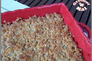 Crumble ananas, banane & noix de coco