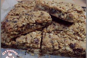 Cookie bars chocolat - noisette