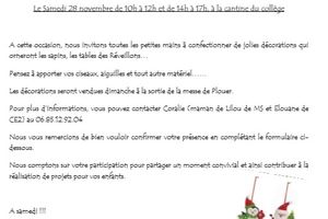 ATELIER DE NOEL 2015