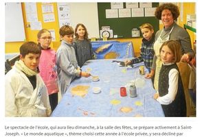 LE TELEGRAMME - FETE DE L'ECOLE 31/01/16
