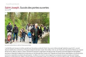 ARTICLE PORTES OUVERTES/RANDO LE TELEGRAMME